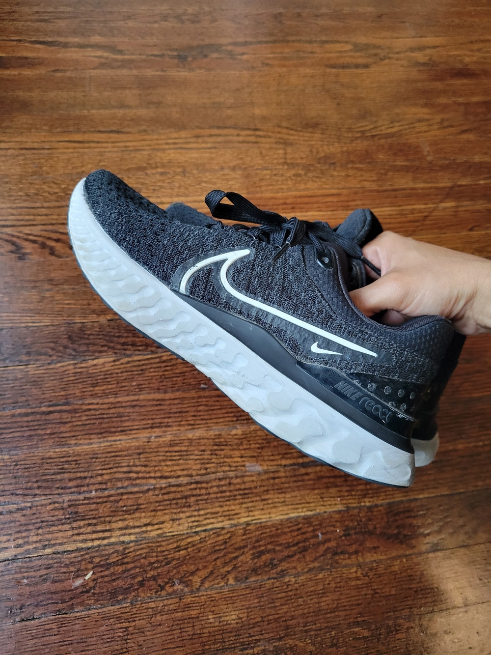 Nike React Infinity Run Womens Sz 6.5 Black Activewear, Casual Running - Picture 8 of 15